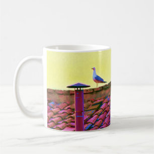The seagull on an Afternoon of Conclave Coffee Mug