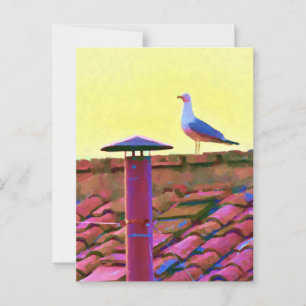 The seagull on an Afternoon of Conclave Postcard