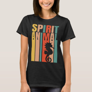 The Seahorse Is My Spirit Animal  Retro T-Shirt
