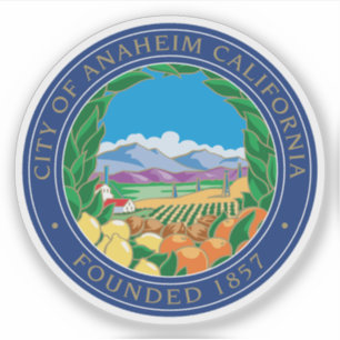 The Seal of Anaheim, California