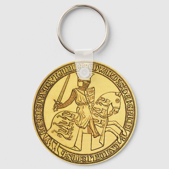 The Seal Of King Edward I Key Ring (Front)