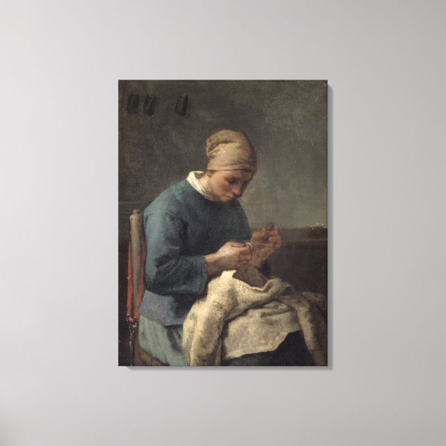 The Seamstress Canvas Print (Front)