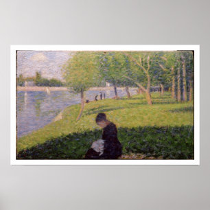 The seamstress, or Sunday at the Grande Jatte, stu Poster