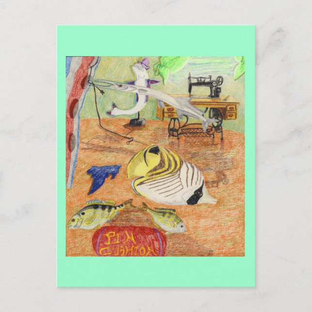 The Seamstress Shop Postcard (Front)