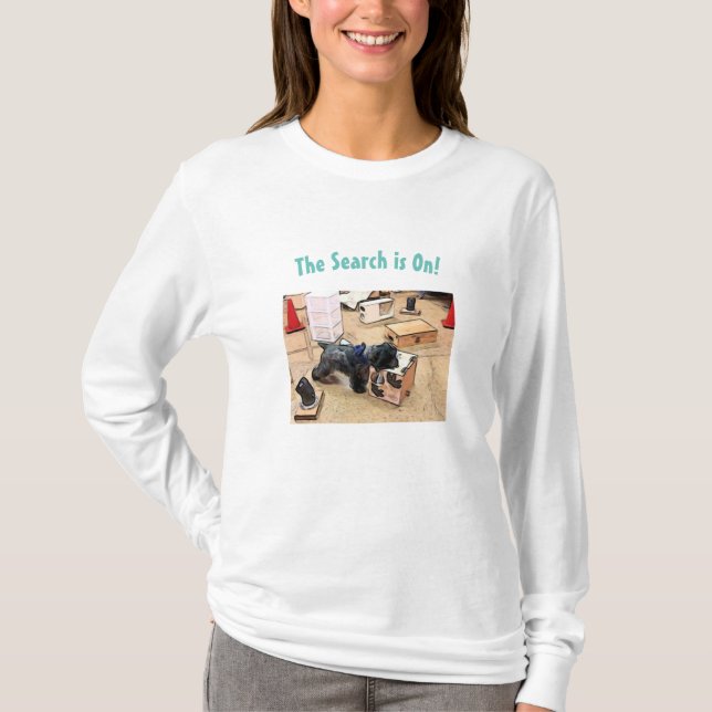 The Search is On! T-Shirt (Front)