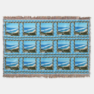 The Seaside Is My Happy Place,  Throw Blanket