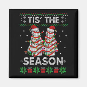 The Season Christmas Tree Cakes Debbie Becky Xmas  Magnet