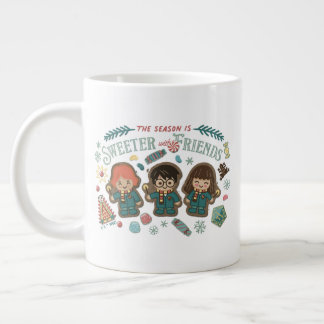 The Season is Sweeter with Friends Large Coffee Mug