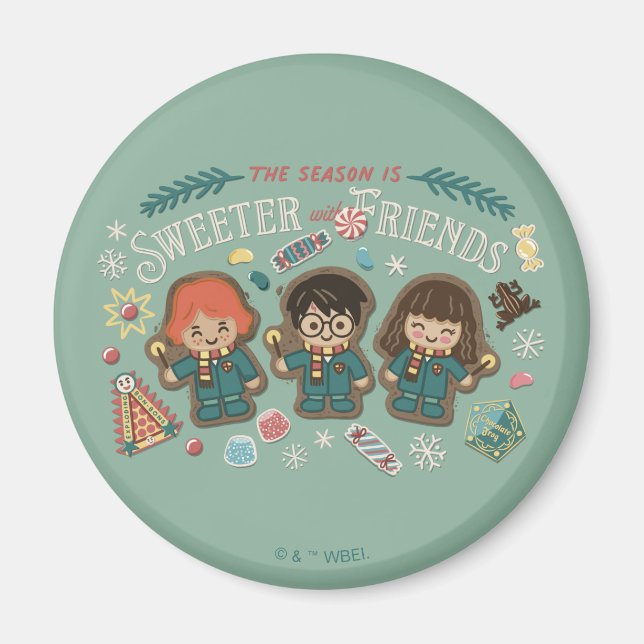 The Season is Sweeter with Friends Magnet (Front)