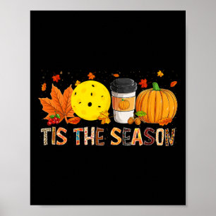 The Season Leopard Pumpkin Picklell Halloween Fall Poster