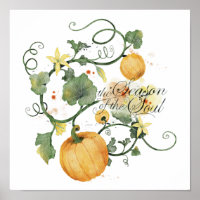The Season of the Soul Autumn Quote – Poster