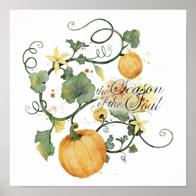 The Season of the Soul Autumn Quote – Poster (Front)