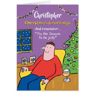 The Season to be Jolly Personalised Christmas Card