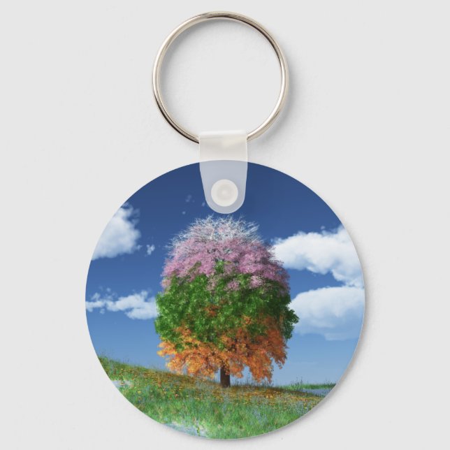 The Season Tree Keychain (Front)