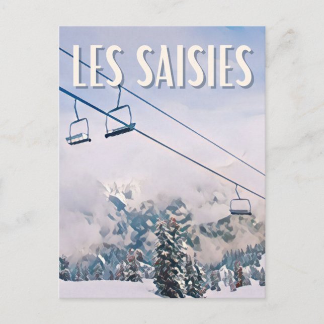 The Seasons Ski resort Postcard (Front)