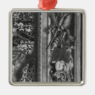 The Seasons' tapestry, border, Gobelins Factory Metal Tree Decoration