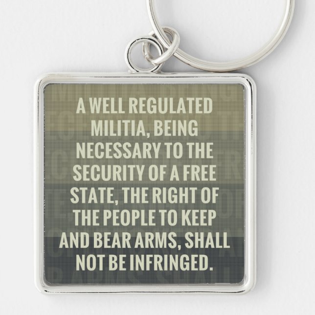 The Second Amendment Key Ring (Front)