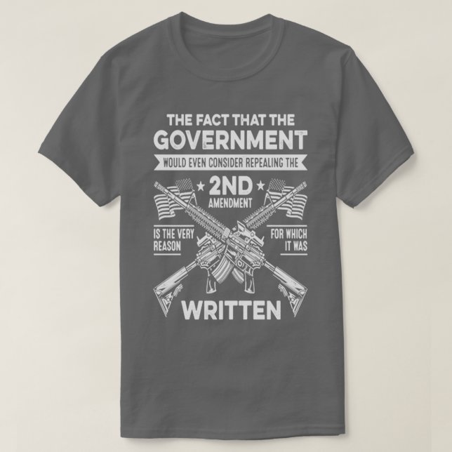 The second Amendment Shall Not be Infringed americ T-Shirt (Design Front)