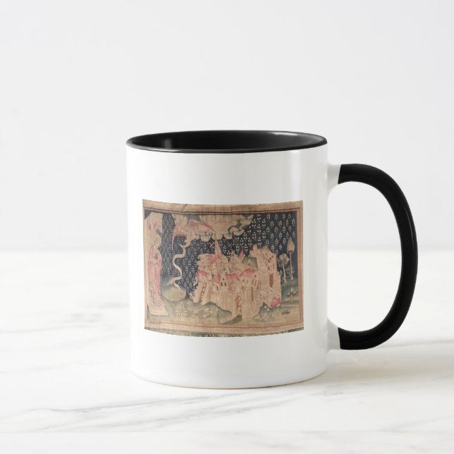 The second angel announces the fall of Babylon Mug (Right)