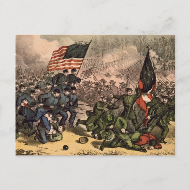 The Second Battle of Bull Run American Civil War Postcard (Front)