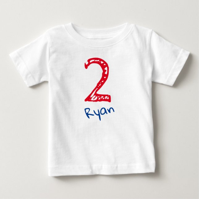 The Second Birthday Baby T-shirt (Front)
