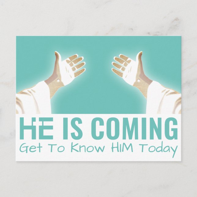 THE SECOND COMING POSTCARD (Front)