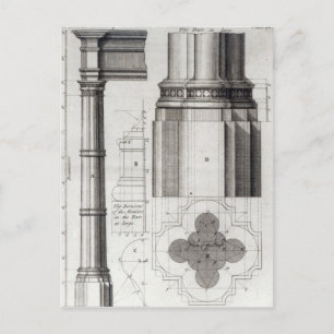 The Second Order of Gothic Architecture, 1741 Postcard