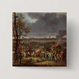 The Second Siege of Mantua 15 Cm Square Badge