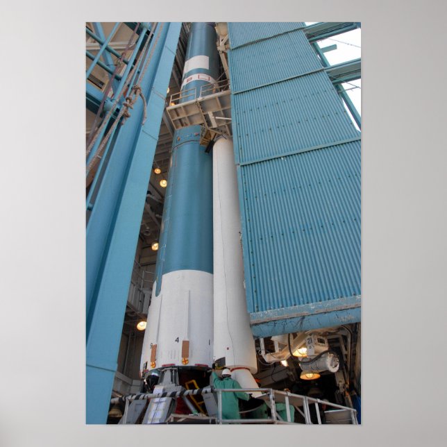 The second solid rocket motor is moved into pla poster (Front)