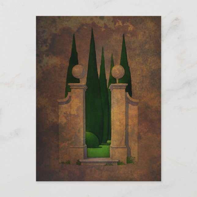 The Secret Garden Art Postcard (Front)