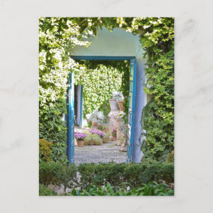 The Secret Garden Door Postcard