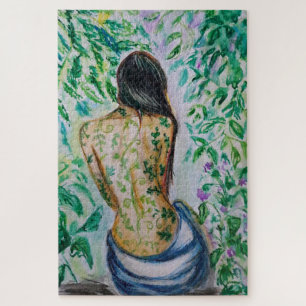The Secret Garden Jigsaw Puzzle - Nature Woman 