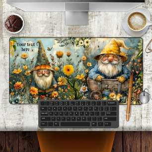 The Secret Garden Magical Green Gnome  Desk Mat