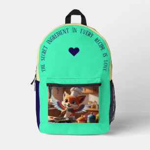 The Secret Ingredient… Printed Backpack