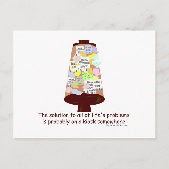 The Secret Kiosk Postcard (Front)