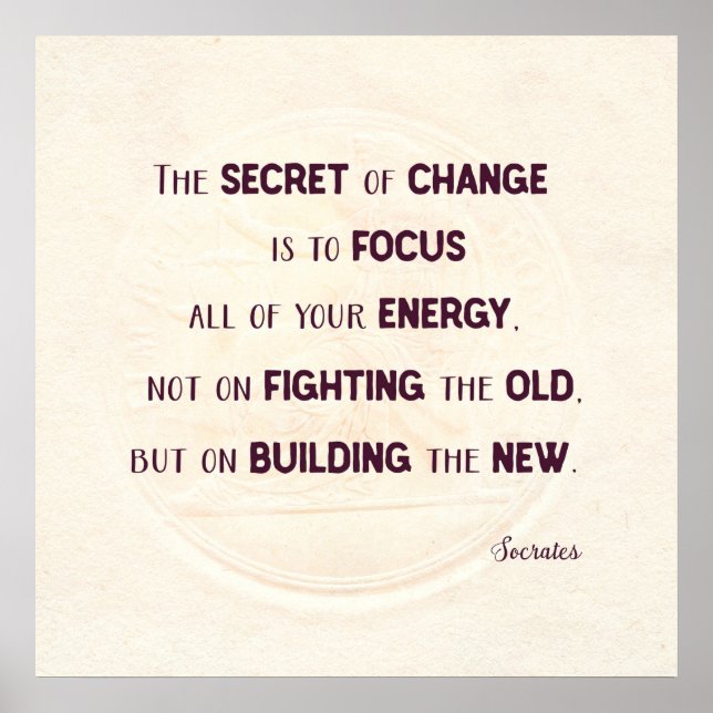 The Secret of Change Poster (Front)