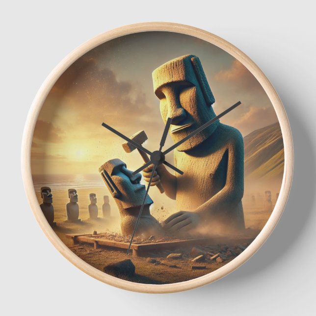 The Secret of Moai Clock (Front)