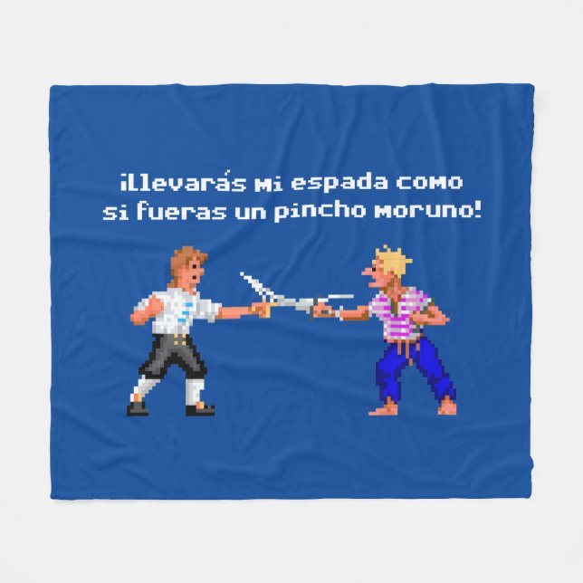 The Secret of Monkey Island 2 Fleece Blanket (Front (Horizontal))
