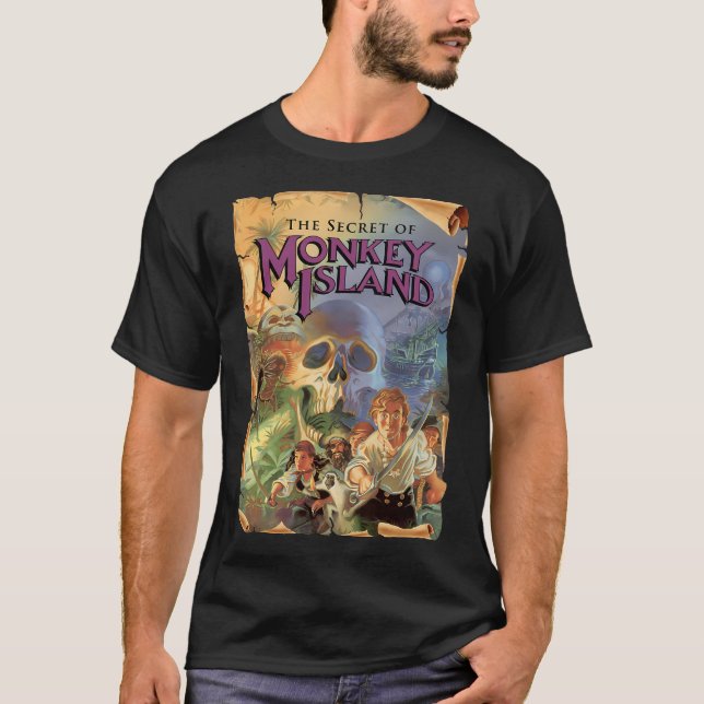 The Secret Of Monkey Island T-Shirt (Front)