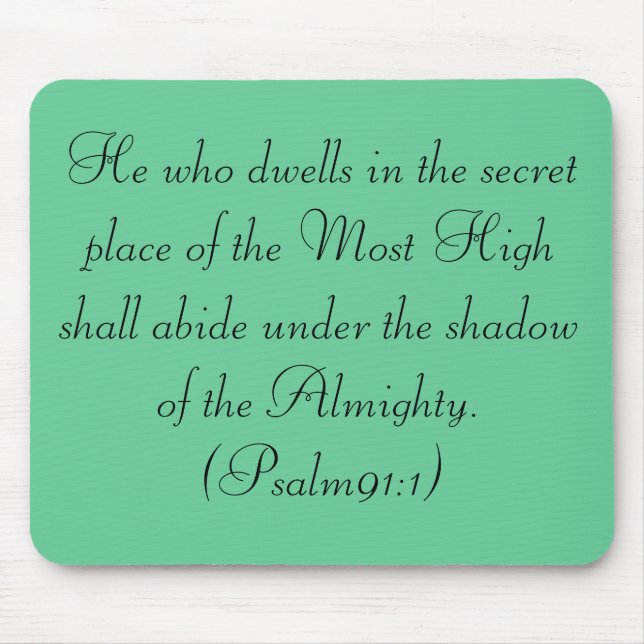 The secret place mousepad (Front)