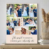 The Secret Quote Photo Collage 9 Wedding Pictures