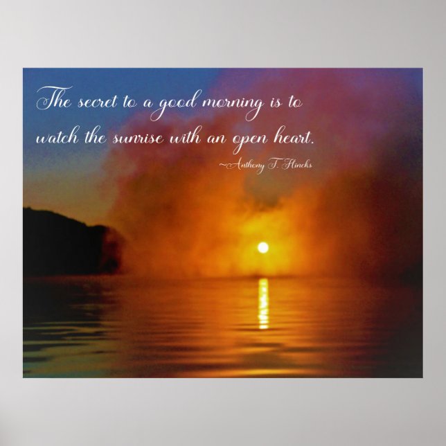 The Secret to a Good Morning on Ohio River Poster (Front)