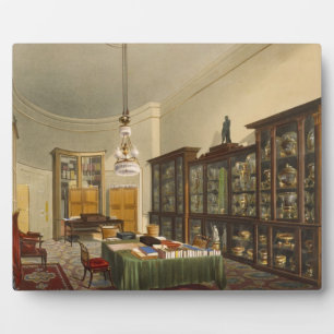 The Secretary's Room, Apsley House, by T. Boys, 18 Plaque