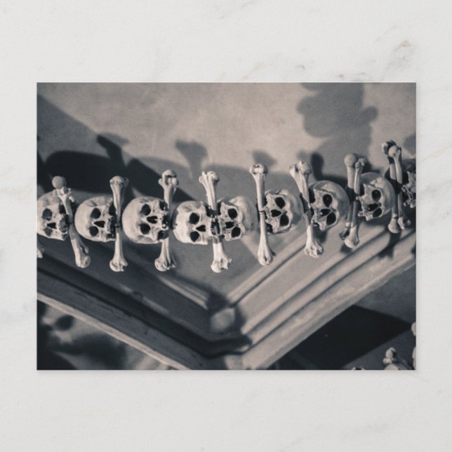 The Sedlec Ossuary Postcard (Front)