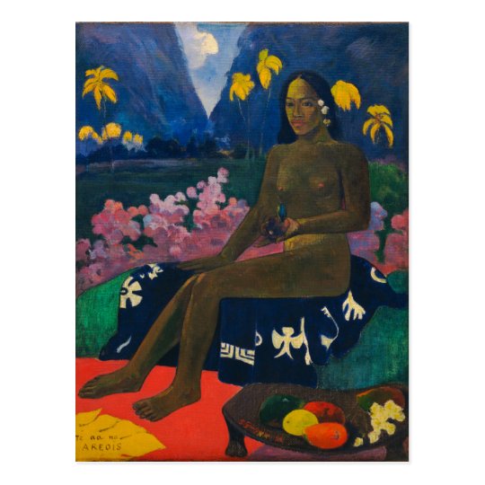 The Seed of the Areoi by Gauguin Postcard