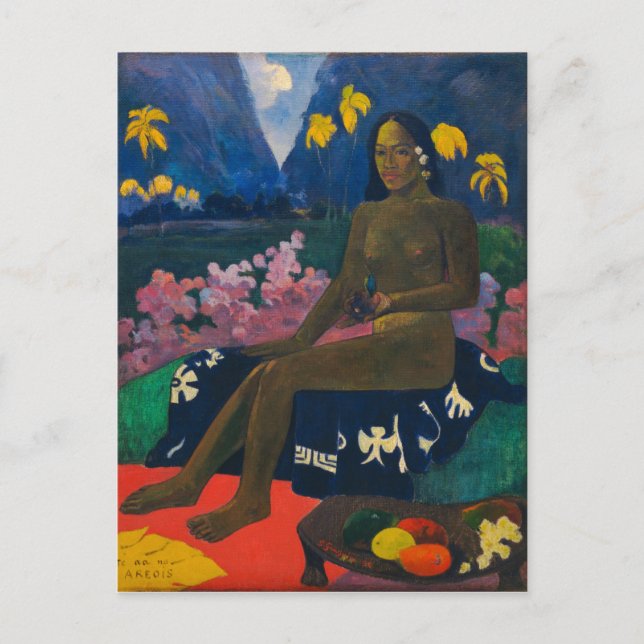 The Seed of the Areoi Fine Art Gauguin Postcard (Front)