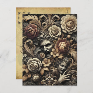 The Seeds We Sow – Gothic Victorian Holiday Postcard