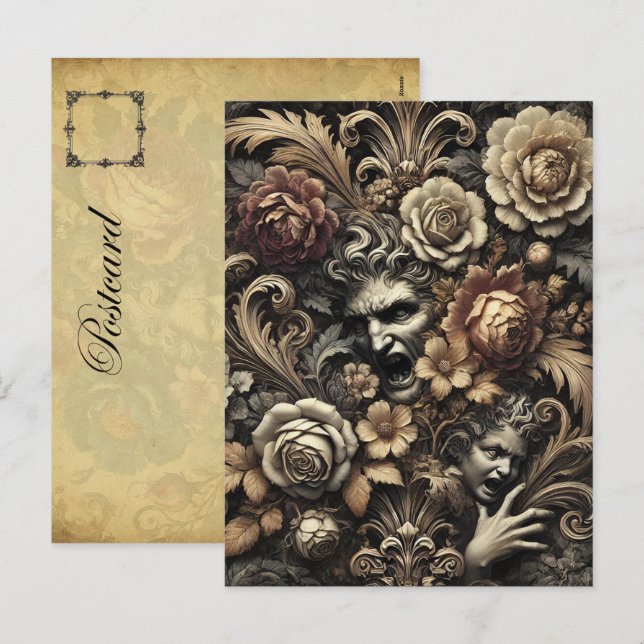 The Seeds We Sow – Gothic Victorian Holiday Postcard (Front/Back)