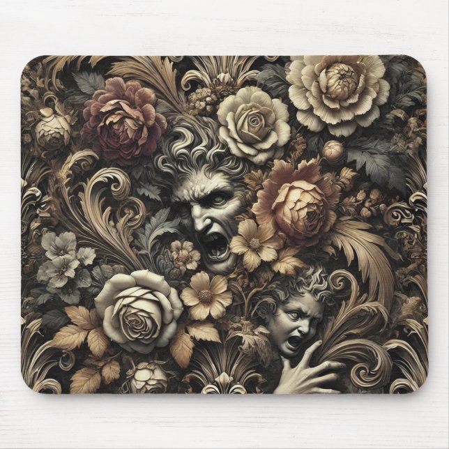 The Seeds We Sow – Gothic Victorian Mouse Mat (Front)