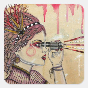 The Seeker Square Sticker